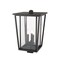 Z-Lite Seoul 3 Light Outdoor Post Mount Fixture, Oil Rubbed Bronze & Clear 571PHXLS-ORB - alternate 3
